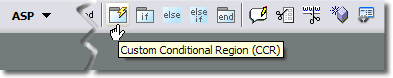 Custom Conditional Region Insert bar Object