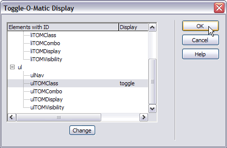 Toggle-O-Matic UI