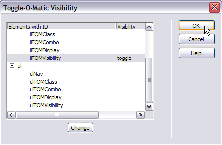 Toggle-O-Matic UI