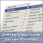 105 Date/Time Formats for ASP/VBScript