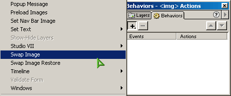 Swap Image Behavior