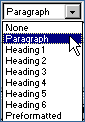 Paragraph Drop Down