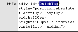 Quick Tag Editor