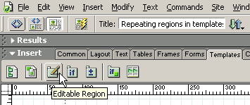 Editable Region object