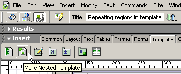 Make Nested Template object